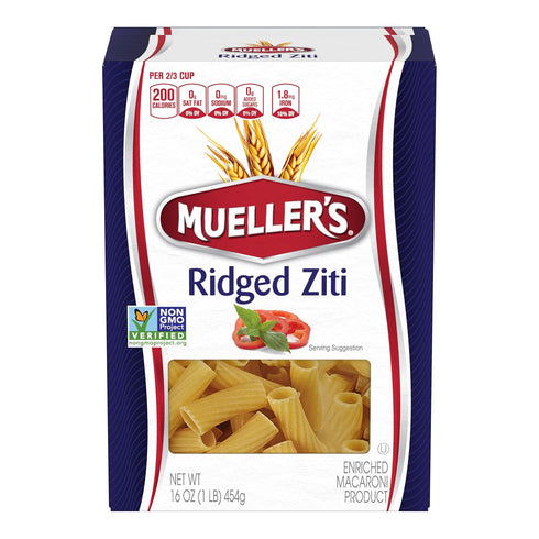 16 oz Muellers Ridged Ziti