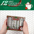 24 Christmas Mint Chocolate Candy Spoons, Hot Cocoa and Coffee Stir Sticks, Festive Holiday Treats, Total Pieces