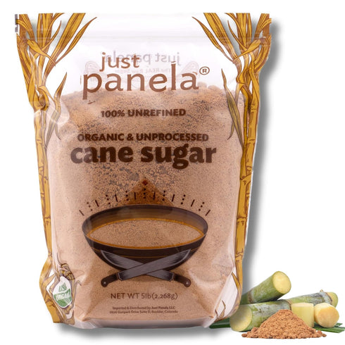 Just Panela Organic Unrefined Cane Sugar 5 Pound Pack of 1 |
