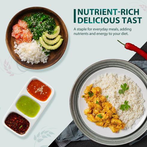 2 (Pack 3), Soeos Japonica Sushi Rice Pound of Short Grain Rice, Gluten-Free, Non-GMO White Japanese-Style Sticky Rice
