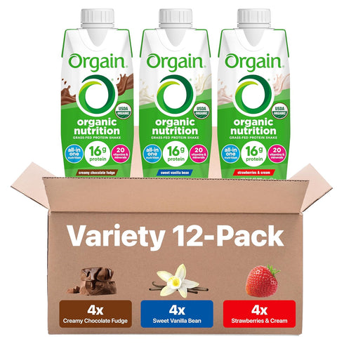 Orgain Organic Nutritional Protein Shake, 16g Grass Fed Whey Protein, Meal Replacement,
