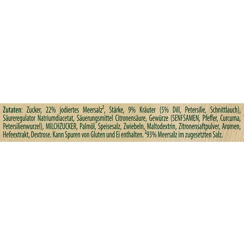 5-Count Packets Knorr Salat Kronung Dill-Krauter (Salad Herbs and Dill)