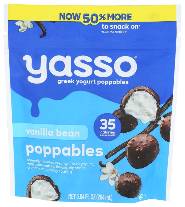 YASSO Vanilla Bean Greek Yogurt Poppables, 6.84 FZ