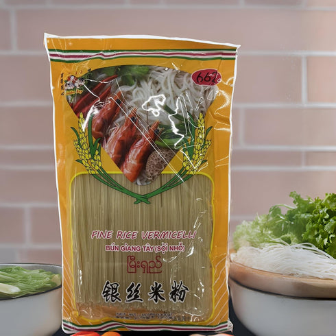 Generic Noodles,10.58oz Golden Boy, Fine Rice Vermicelli,Thin Rice Gluten-Free
