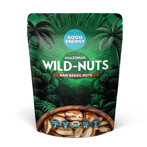 It's Good Energy Organic Brazil Wild Nuts | Raw Brazil Nuts | 100% Wild Grown,