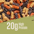 3-Pack (8 oz. 20g 2g 26g Care Free Kitchen Rotini Keto Pasta Noodles Variety Bags) Plain, Sundried Tomato, Roasted