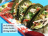 Raw Wraps - Gluten Free, Paleo, Keto Friendly Tortilla Wraps, 6 Tacos per Pack, Spinach Flavor