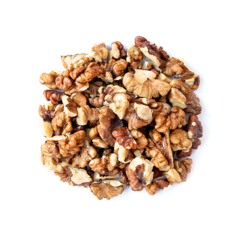 4 Food to Live California Walnut Pieces, Pounds Chopped Nuts, Shelled, Raw, Unsalted, Vegan, Bulk. Keto Snack. Good