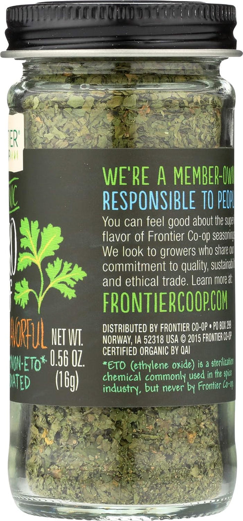 Frontier Organic Cilantro Leaf Flakes, 0.56 Ounces