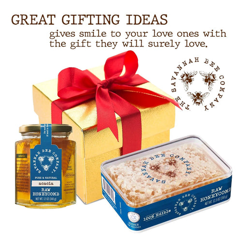 Pure Acacia Honey in Hex Jar by Savannah Bee Company