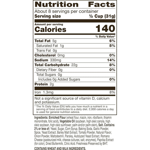 Gardetto's 8.6 oz Snack Party Mix, Pizzeria, Savory Pub Mix Snack Bag
