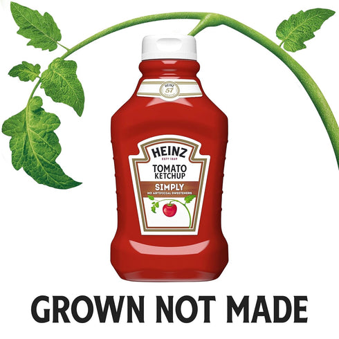 (44 oz Heinz Simply Tomato Ketchup Bottle)