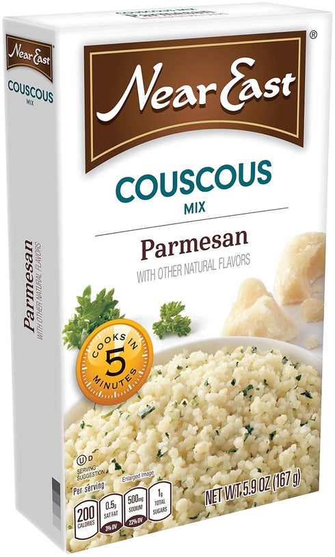 5.9oz (12 Pack) Near East Couscous Mix, Parmesan Cheese, Boxes