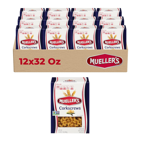 Classic Cavatappi Pasta (12-Pack, 16 oz Each) Muellers corkscrew-shaped pasta is designed
