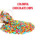 1.5 lbs Rainbow Candy Coated Chocolate Chips | Cosmic Brownie Sprinkles | Mini Chocolate Baking Chips for Ice Cream