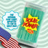 2.5 lb 1985, Sour Power Green Apple Candy Belts, Bulk Tub Resealable, Vegan Sour Candy Since Soft Chewy Sweet Tart