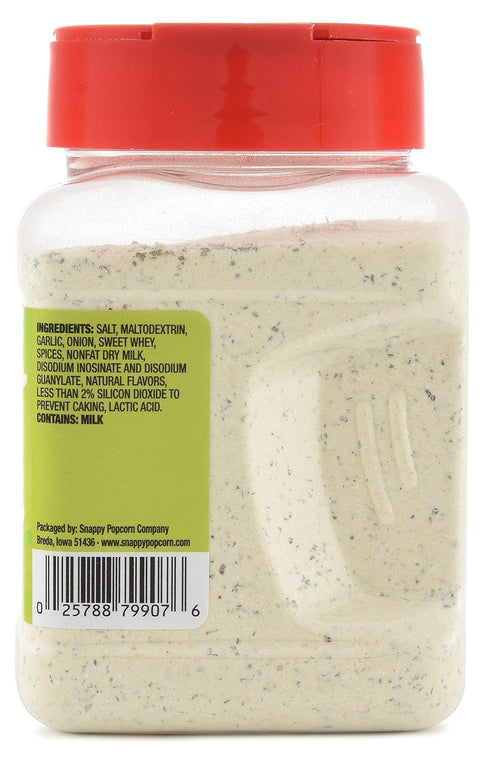 Pack, 19 oz, 18 oz, 6 Count Snappy Popcorn Salt and Seasoning Variety Theater Salt Popcorn Salt Ranch, Parmesan Garlic
