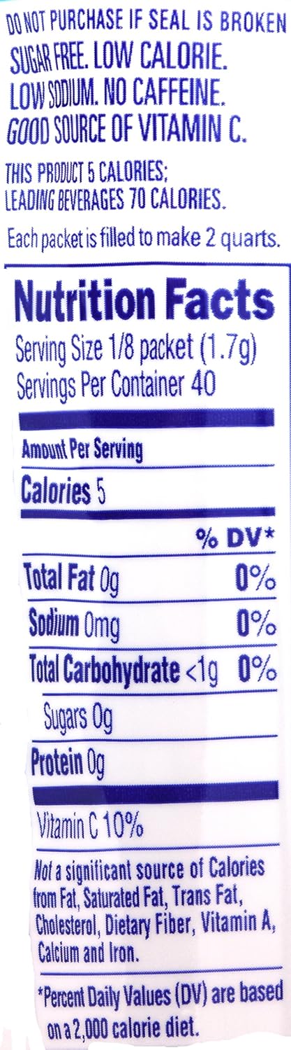 10-Quart (Pack 11) Crystal Light Cherry Pomegranate Drink Mix, Canister