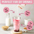 (Pack 4) O's Bubble Instant Boba Kit Marbling Boba Kit | boba tea kit | Tapioca pearl | Marbling Syrup | Non-Dairy |