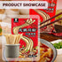 Pot,((8.46oz /240g)), 3-Min (240g 2 Packs) Chinese Glass Noodles,Chewy Sweet Potato Wide Noodles for Hot No Soak