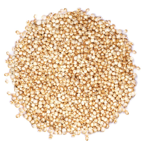 6 Food to Live Organic Puffed Quinoa, Ounces Crispy White Quinoa Pop. Non-GMO, Vegan, Kosher, Bulk. Perfect