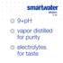 9+Ph, 33.8 Oz (Pack 6) smartwater Alkaline Water Vapor Distilled Premium Water, Fl
