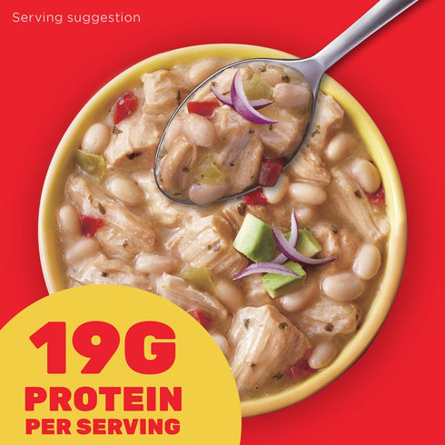 (Pack 12), 15 oz 19g HORMEL Chili Natural White Chicken Chili with Beans of Canned Chili Protein per Serving