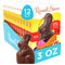 Russell Stover Peanut Butter Milk Chocolate Easter Bunny Candy, 3 Oz, 12