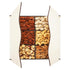 6 Secret Garden`s Dried Fruit and Nuts Gourmet Food Gift Baskets Turns into Basket Healthy Fresh Gift For Thanksgiving
