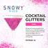 Snowy River Edible Pink Cocktail Glitter - All Natural Beverage Glitter for Cocktails, Wine, Champagne & Soda (4 Gram)