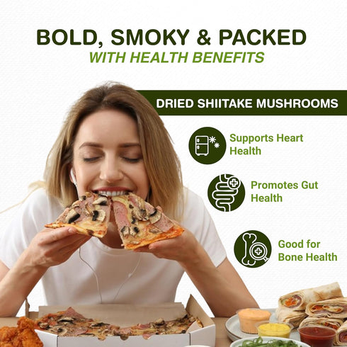16 oz Mushroom House Dried Wild Forest Blend, - Gourmet Mix of Porcini, Shiitake, Oyster & Woodear - Rich Umami Flavor