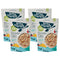 Seven Sundays Protein Oats, Apple Cinnamon, 32 Oz Bag (Pack of 4),