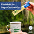 Alpine Start Instant Coffee Packets with Creamer - Single Serve Latte Powder Mix from Arabica Coffee Beans