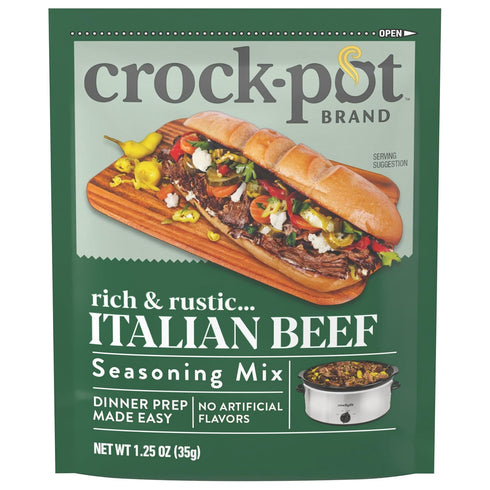 Crock-Pot Italian Beef Seasoning Mix, 1.25 Ounce