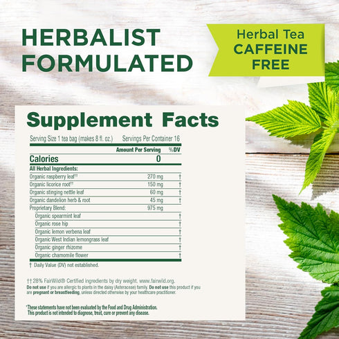 Spearmint,16 Traditional Medicinals Tea, Organic Healthy Cycle, Supports Healthy Menstrual Cycles, Includes Tea Bags