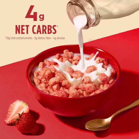6.6oz (1 Kellogg's Special K Zero Breakfast Cereal, Protein, Fiber, Strawberry Creme, Box)