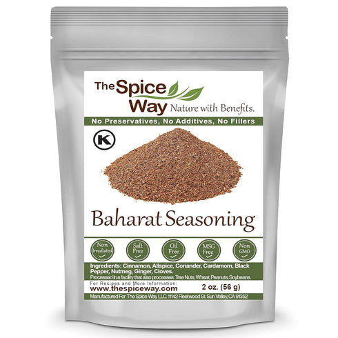 The Spice Way Baharat Spice Blend Mix, 2 oz, Middle Eastern Seasoning, No Additives or Preservatives