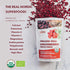 100% 4oz (34 Organic Whole Lingonberries Freeze-Dried Wild Nordic Superberry, Traditional ScandinavianSwedish Food