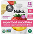 Noka Superfood Fruit Smoothie Pouches with Immune Support, Strawberry Banana, Healthy Snacks