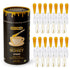 Elephant Park 100% 20 Pack Raw Unfiltered Honey Spoon Stirrer Premium US Grade A Non-GMO Individually Wrapped
