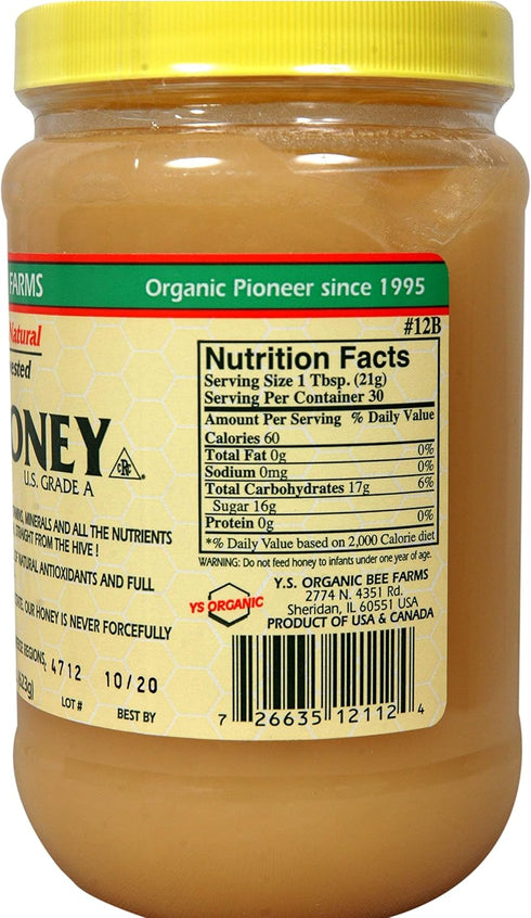 YS Eco Bee Farms 22 oz Y.S. Eco Bee Farms Raw Honey
