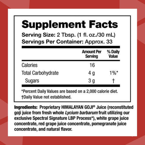 LBP Immune 1 (Pack 1) Youngevity GoChi Himalayan Goji Juice Advanced Spectral Signature Process Antioxidant-Rich Goji