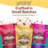 8 oz 3 Pack Lark Ellen Farm Vanilla Cinnamon Granola Clusters, Gluten Free, Vegan, Certified Organic, Low Sugar Healthy