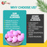 3 NY Spice Shop Jordan Almonds - Pound White Candy-Coated Almonds - Classical Candies for Weddings Baby Showers Party