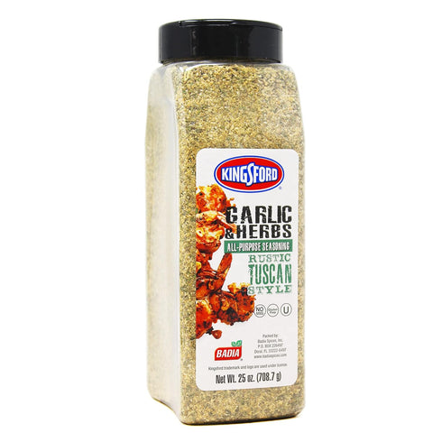 25 oz (Pack 2) Kingsford Badia Garlic & Herbs All-Purpose Seasoning