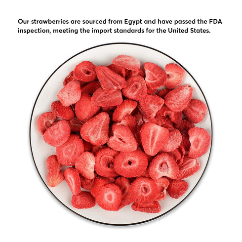 10 Pack Pack, 0.35 ONETANG Freeze-Dried Fruit Strawberry, Single-Serve Non GMO, Kosher, No Add Sugar, Gluten free