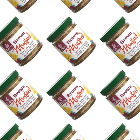 9 oz Eden Organic Brown Mustard
