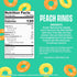 1.8 Smart Sweets, Peach Rings, Ounce