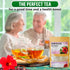 TeaDreamTea Hibiscus Tea Bags - 100 Bleach-Free, Caffeine Free Dried Hibiscus Flowers for Hot or Iced Herbal Tea