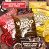 Pack Omega-3 2oz (3-Pack) Wahoo Ono Fish Jerky Variety - Smokin' Hickory O.G, Island Citrus & Spicy Chili - Organic